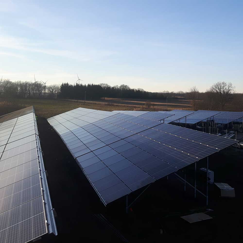 Photovoltaik-Freiflächenanlage Marlow