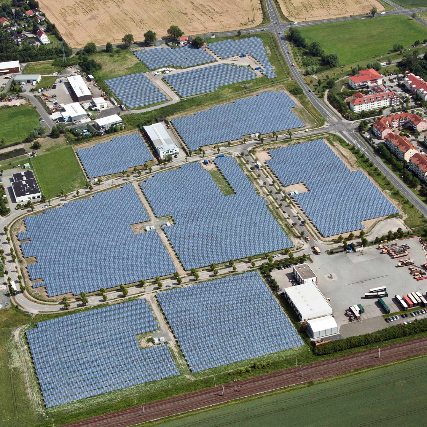 Photovoltaik-Freiflächenanlage Althen