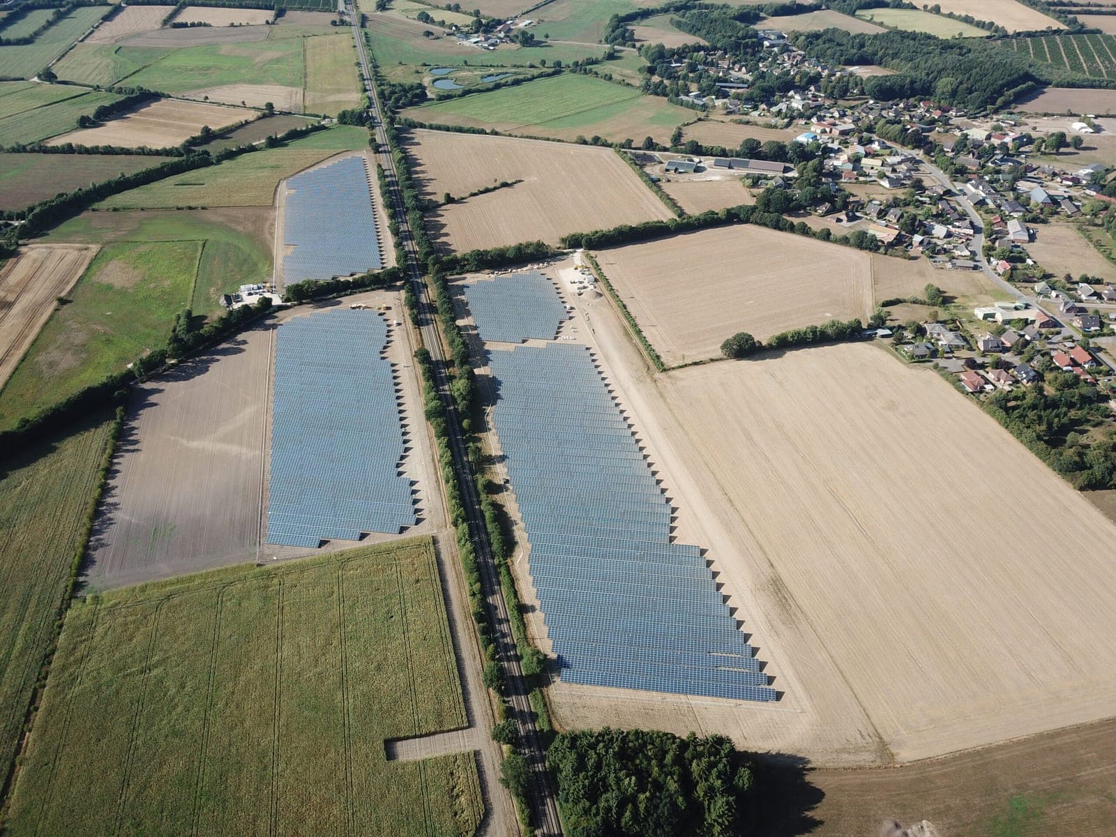 Photovoltaik-Freiflächenanlage Ellerdorf