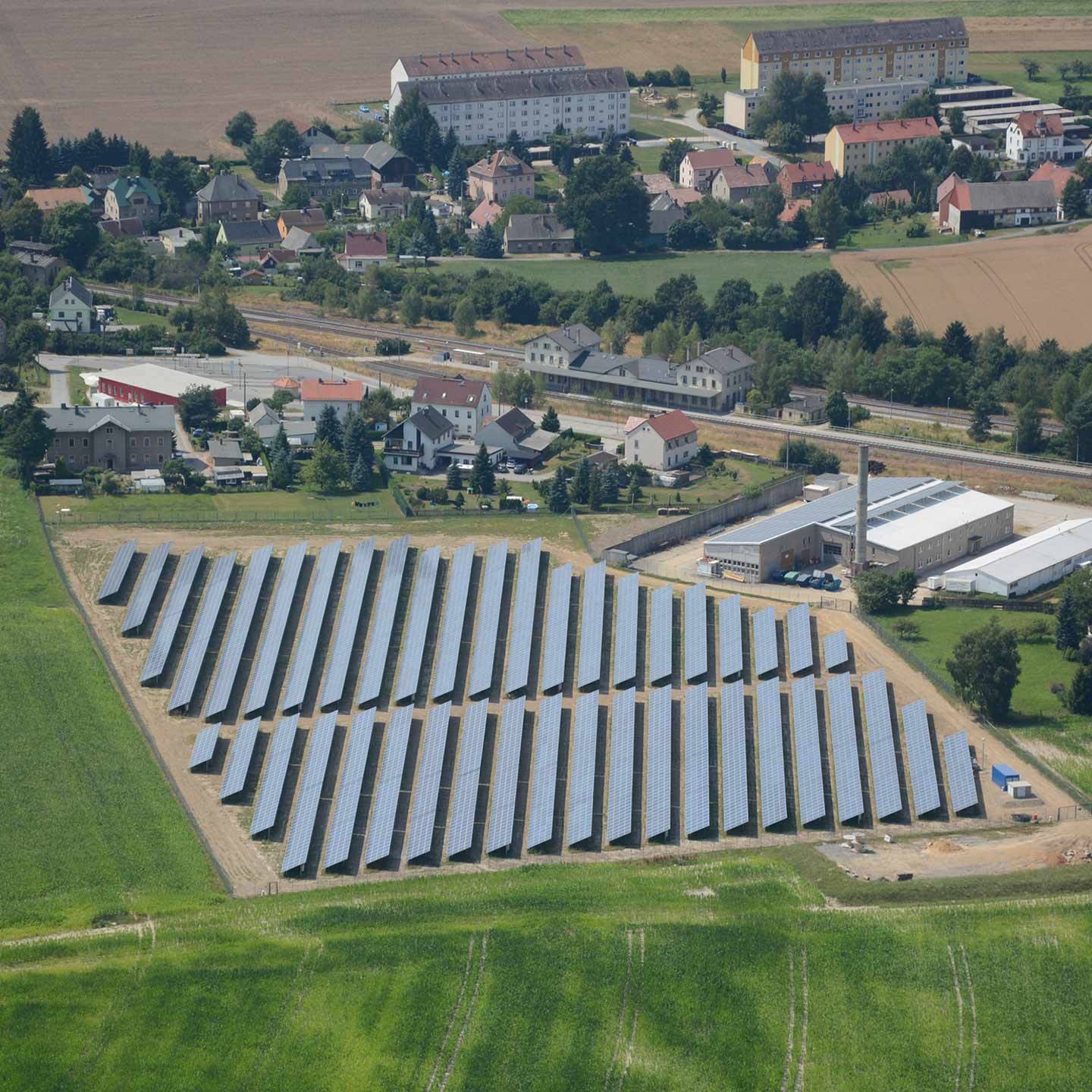 Photovoltaik-Freiflächenanlage Dürrrohrsdorf