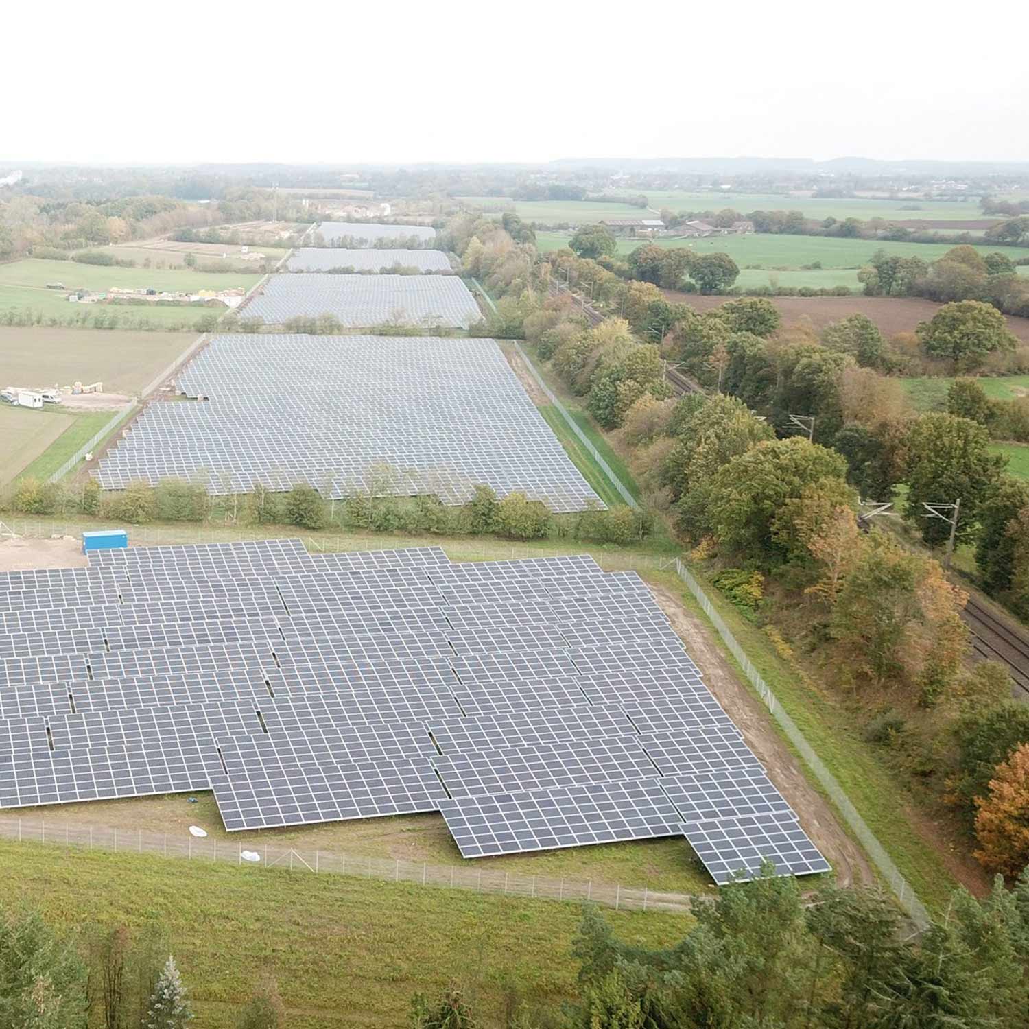 Photovoltaik-Freiflächenanlage Mühbrook