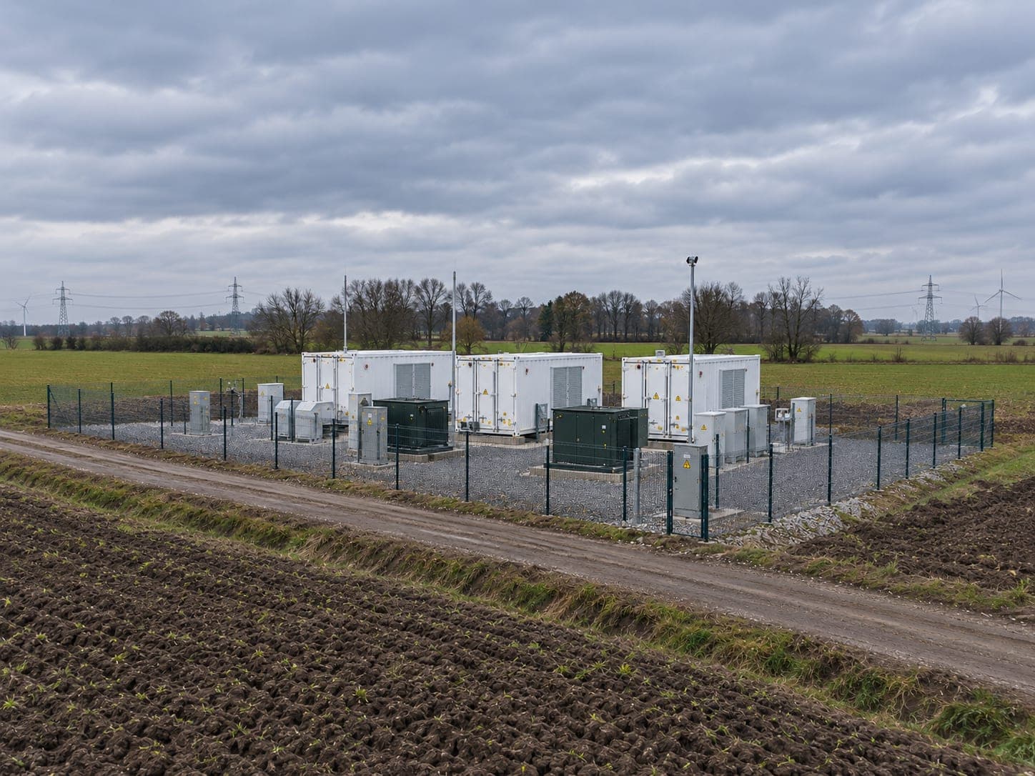 Batteriespeicher Aasbüttel — KI-generierte Visualisierung