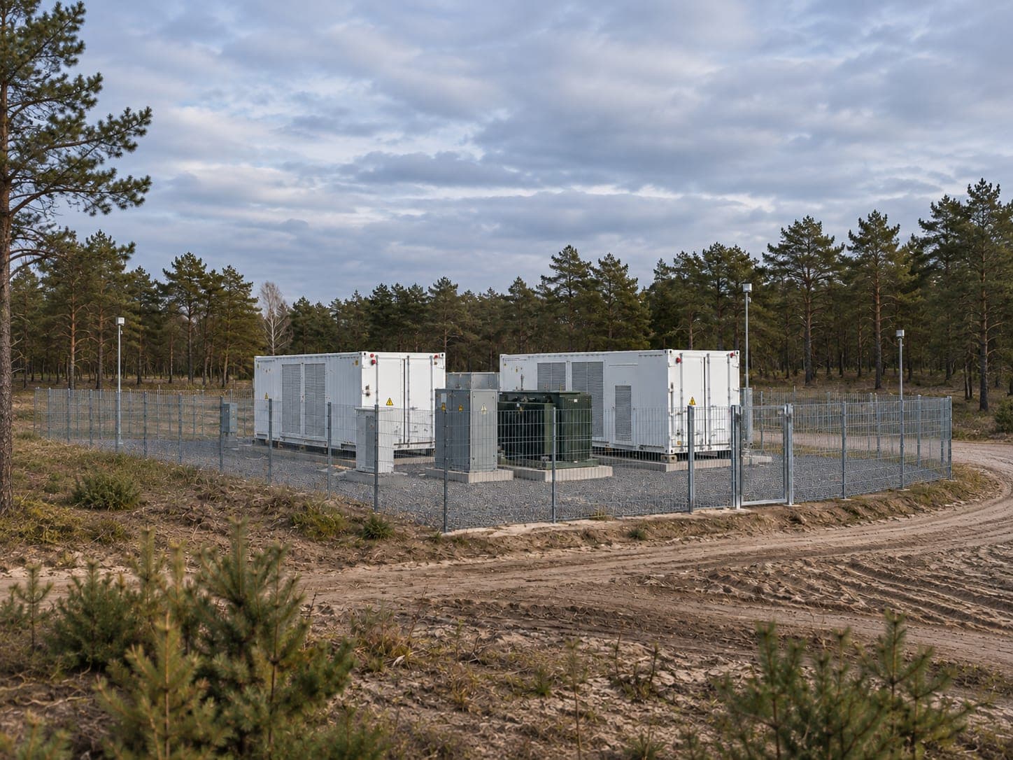 Batteriespeicher Dolgelin — KI-generierte Visualisierung
