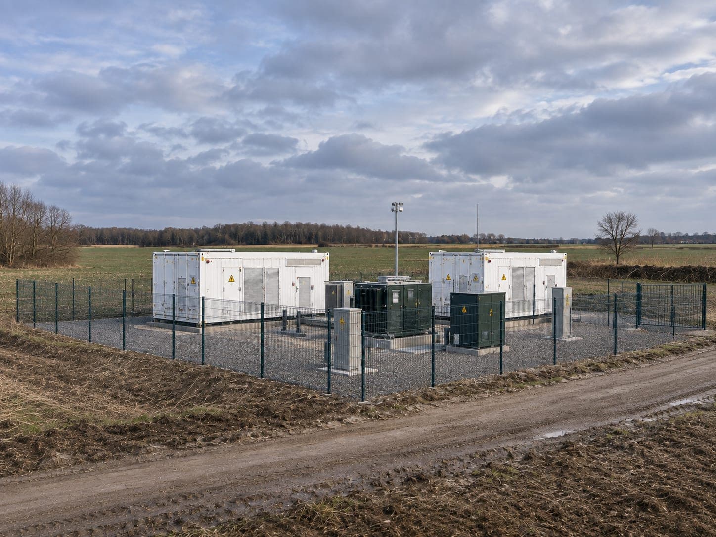Batteriespeicher Elmenhorst — KI-generierte Visualisierung