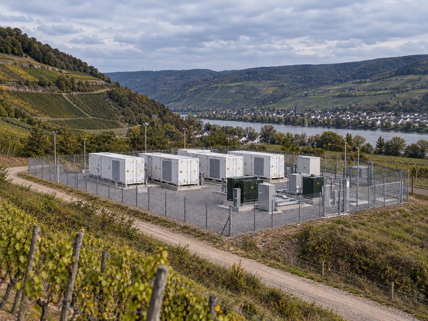 Batteriespeicher Zell — KI-generierte Visualisierung